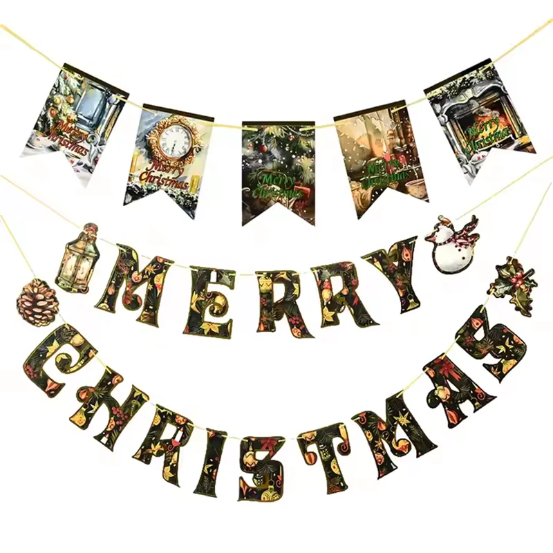Weihnachtsheim -Dekoration Banner