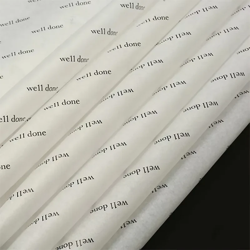 Buntes Logo -Verpackungspapier