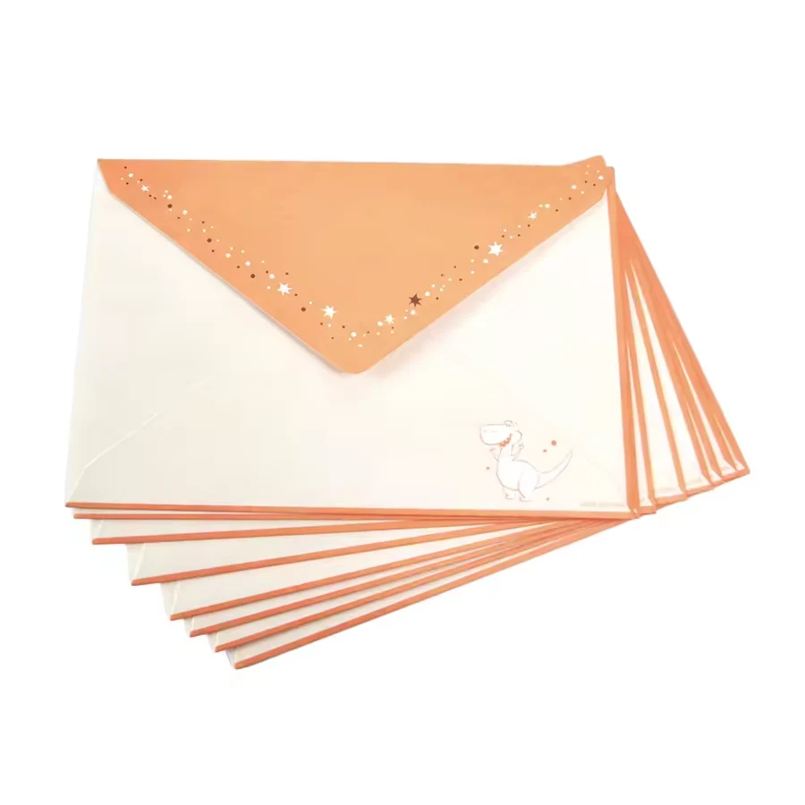 Bunter Vintage-Papierumschlag