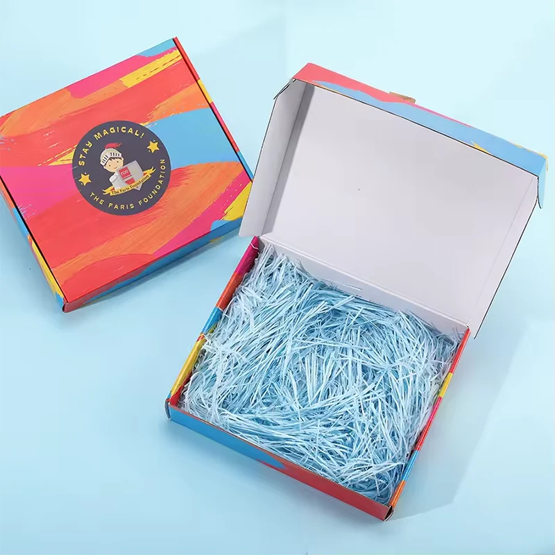 Biologisch abbaubare bunte rote Versandkartons